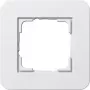 Gira 0211410 Cover Frame 1-gang Gira E3, pure white/pure white
