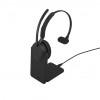 Jabra Evolve3 65 MS Mono Headset, Link 390c, Charging Stand, Black (36599-899-889)