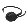 Jabra Evolve3 65 UC Mono Headset, Link 390c, Charging Stand, Black (36599-889-889)