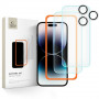 Tech-Protect Supreme Set Tempered Glass for Apple iPhone 16 Pro Max, Clear (3 pcs)
