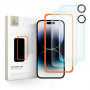 Tech-Protect Supreme Set Tempered Glass for Apple iPhone 16, Clear (3 pcs)
