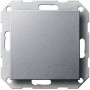 Gira 026826 Blanking Cover with Support Ring System 55, Aluminium