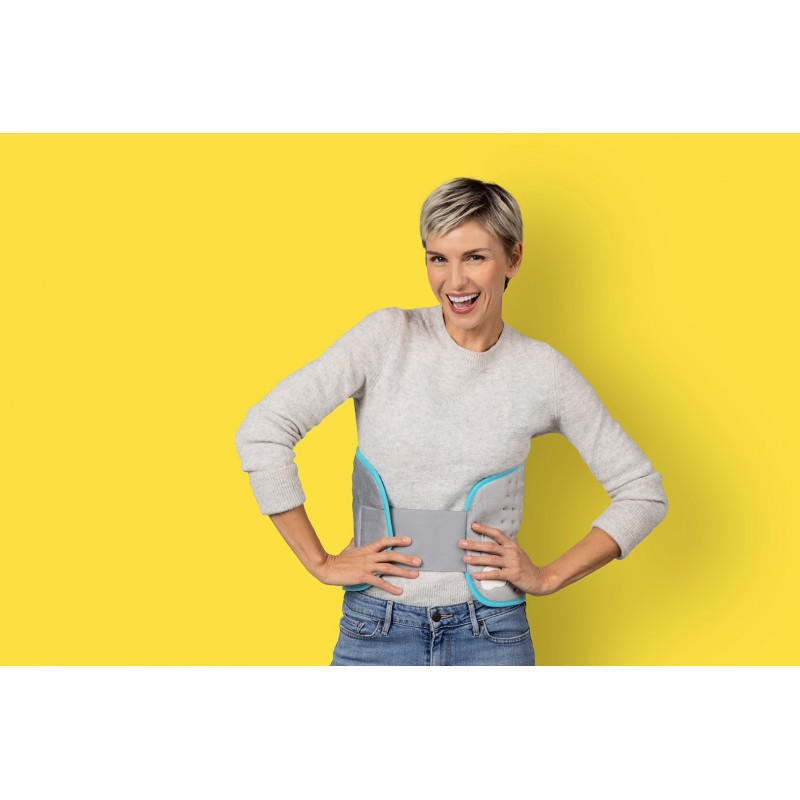 Ecomed by Medisana HP-53E Heating Belt for the Back and Stomach, Grey