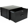 Lanview RAD115BL Rack Accessory, 6U, 19-inch, Oval, 482 mm, 50 kg, Black
