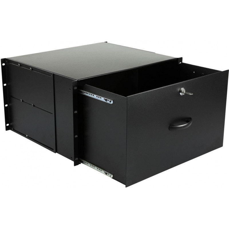 Lanview RAD115BL Rack Accessory, 6U, 19-inch, Oval, 482 mm, 50 kg, Black