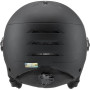 UVEX Wanted Visor Ski Helmet, 58-61 cm (L), Black