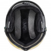 UVEX Wanted Visor Ski Helmet, 58-61 cm (L), Black