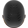 UVEX Wanted Visor Ski Helmet, 58-61 cm (L), Black