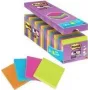 3M Post-it Super Sticky Notes 654SE24P, 76 x 76 mm, 90 Sheets per Pad, 4 Colours (Value Pack)