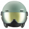 UVEX Wanted Visor Ski Helmet, 58-61 cm (L), Green