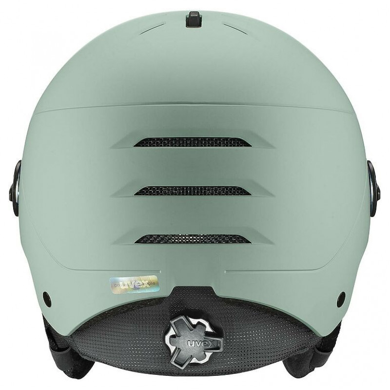 UVEX Wanted Visor Ski Helmet, 58-61 cm (L), Green