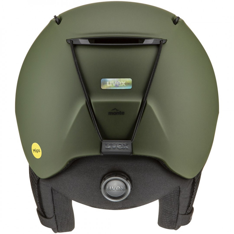 UVEX Monte LT MIPS Ski Helmet, 51-55 cm, Green