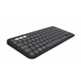 Logitech Pebble Keys 2 K380s Bluetooth Keyboard (920-011803), Graphite, French layout