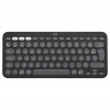 Logitech Pebble Keys 2 K380s Bluetooth Keyboard (920-011803), Graphite, French layout