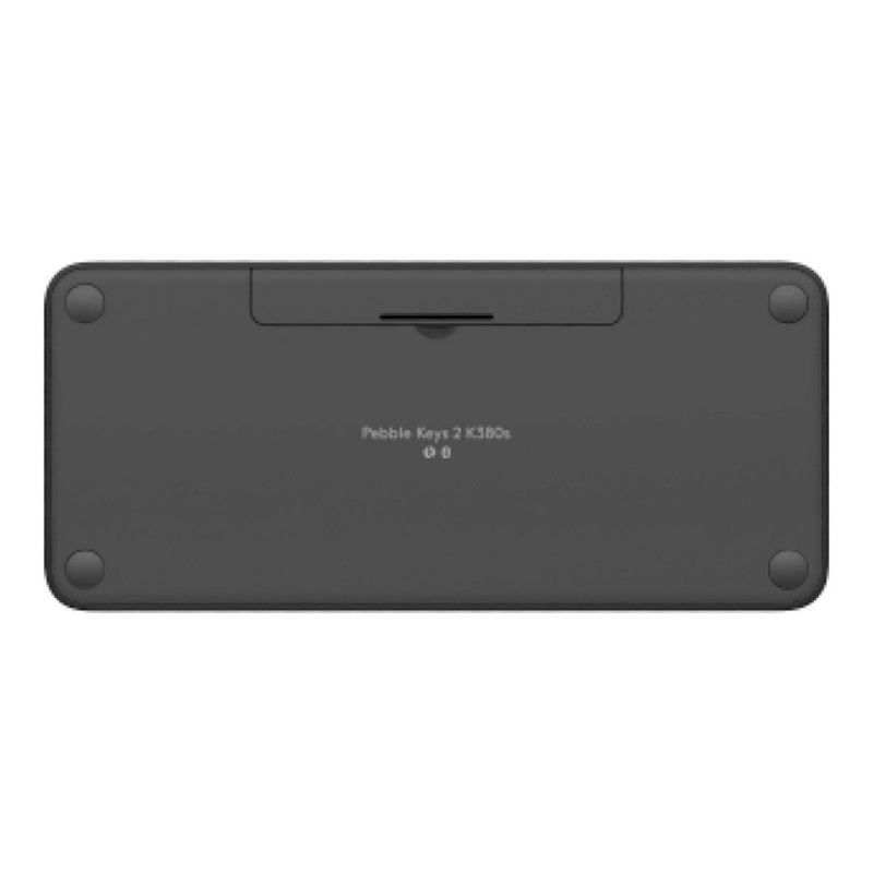 Logitech Pebble Keys 2 K380s Bluetooth Keyboard (920-011803), Graphite, French layout