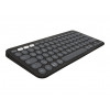 Logitech Pebble Keys 2 K380s Bluetooth Keyboard (920-011803), Graphite, French layout