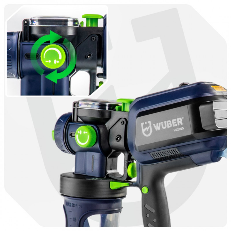 Wuber W02003 Paint Spray Gun, 550 W