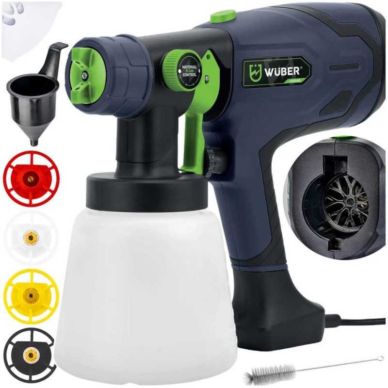 Wuber W02002 Electric Spray Gun, 400 W