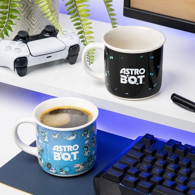 Paladone PP15505AB Astro Bot Heat Change Mug, Blue/White (1 pc)