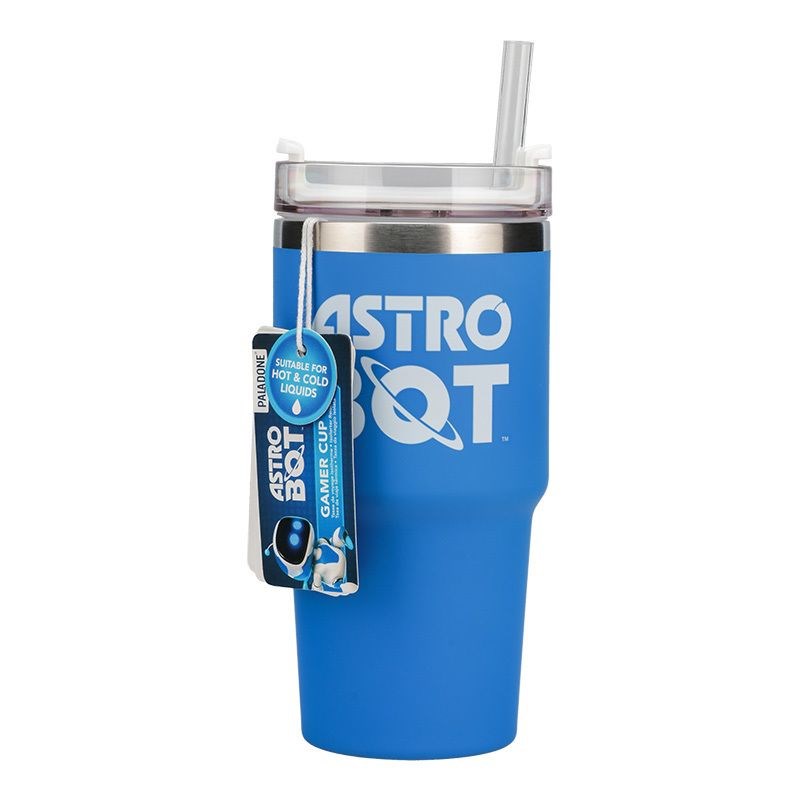 Paladone PP15504AB Astro Bot Travel Mug, 600 ml, Blue