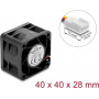 Delock 67650 DC axial fan 12 V, 40 x 40 x 28 mm
