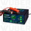 Wuber W14017 Microprocessor Battery Charger, 6-12 V, 15 A