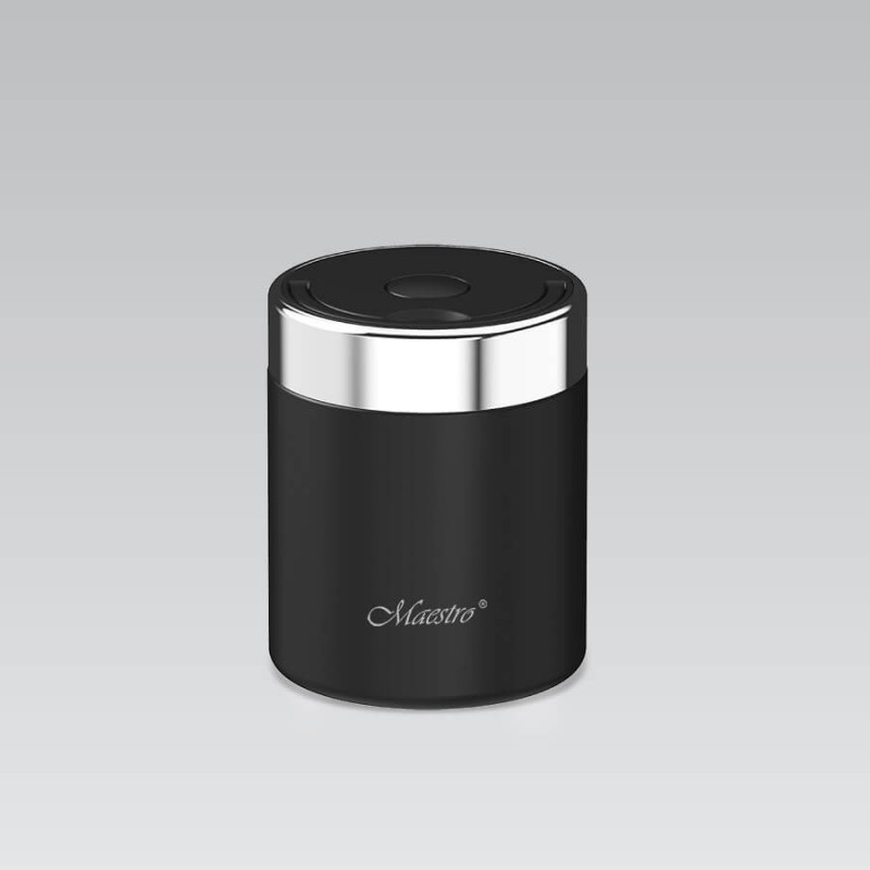 Maestro MR-1649-50-BLACK Food Thermos, 500 ml, Black