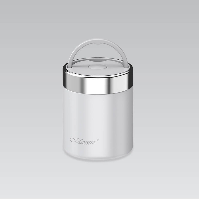 Maestro MR-1649-50-WHITE Food Thermos, 500 ml, White