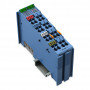 WAGO 750-485 analog input terminal, 2-channel, blue, 0.08-2.5 mm²