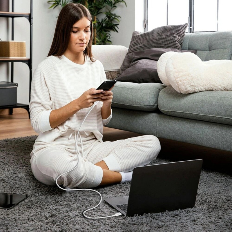 Tech-Protect Ultraboost Lite USB-C / USB-C Cable PD60W/3A 200 cm, Cool Grey