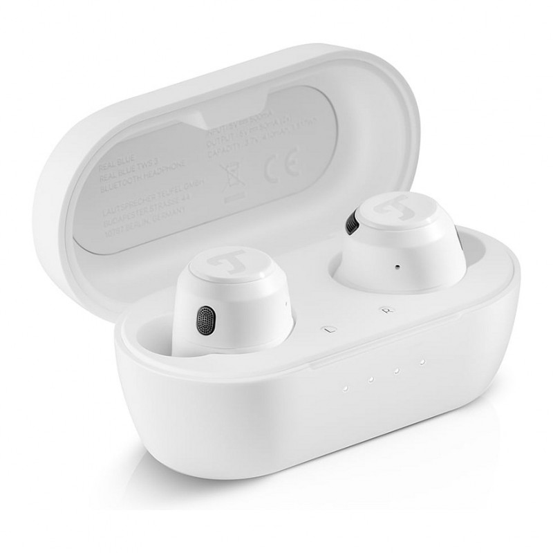 Teufel REAL BLUE TWS 3 True-Wireless In-Ear Bluetooth Earphones, pure white