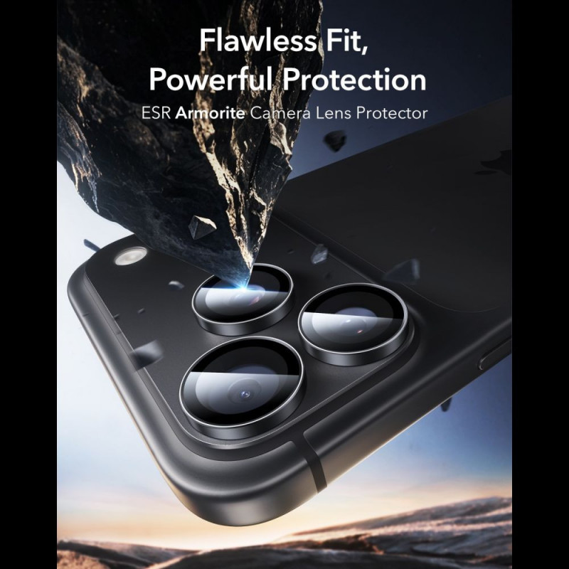 ESR Armorite Camera Protector for Apple iPhone 18 Pro / 18 Pro Max, Black