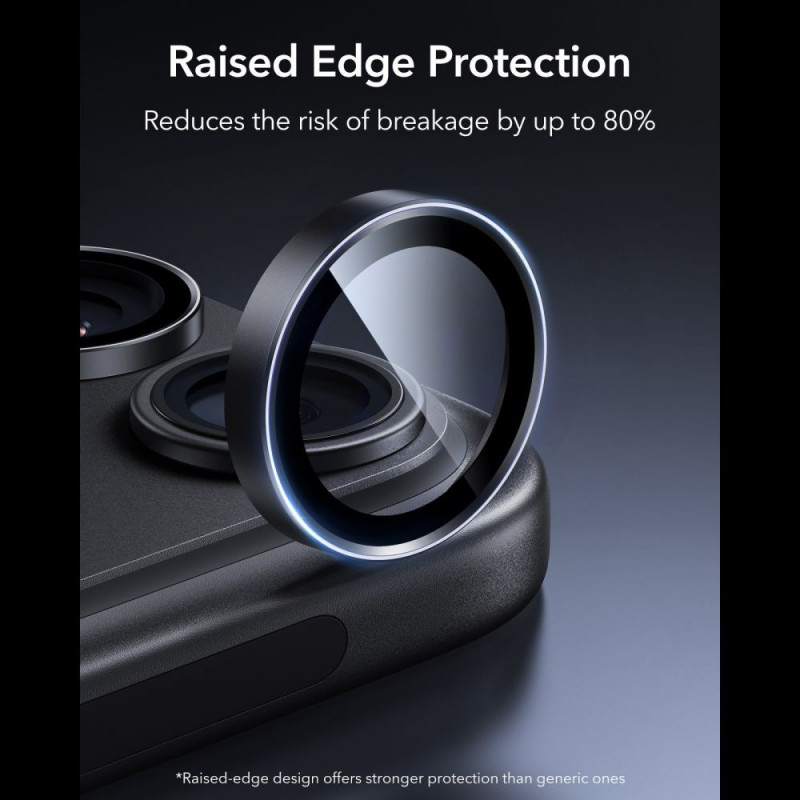 ESR Armorite Camera Protector for Apple iPhone 18 Pro / 18 Pro Max, Black