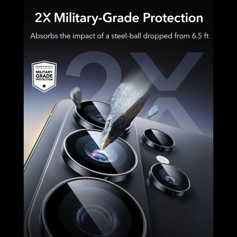 ESR Armorite Camera Protector for Samsung Galaxy S26 Ultra, Black