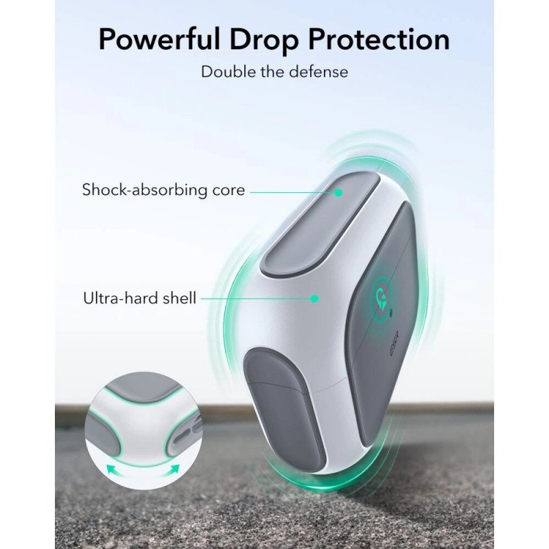 ESR Orbit HaloLock MagSafe Case for Apple AirPods Pro 3, White