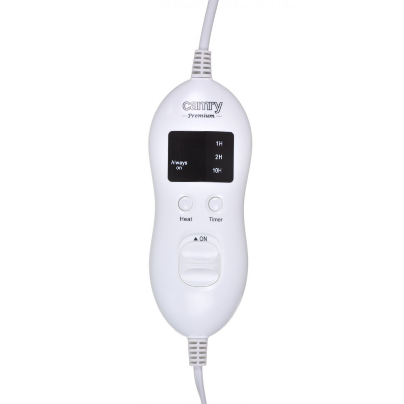 Camry CR 7435 Electric Heating Blanket with Timer, 8 heating levels, 1 person, 60 W
