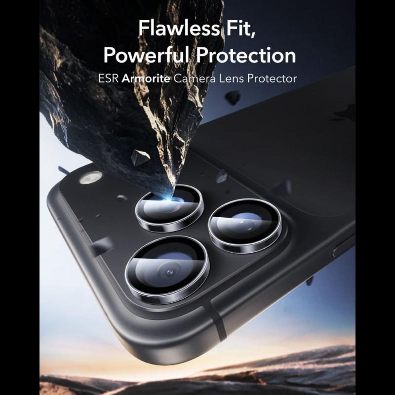 ESR Armorite Camera Protector for Apple iPhone 18 Pro / 18 Pro Max, Clear, 1D99500202
