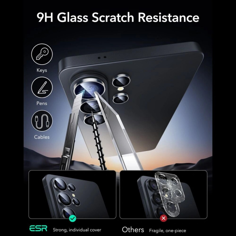 ESR Armorite Camera Protector for Samsung Galaxy S26 Ultra, Clear