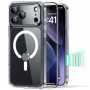 ESR Classic Hybrid MagSafe Case with Tempered Glass for Apple iPhone 17 Pro Max, Clear
