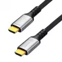 LogiLink CH0124 HDMI cable, A/M to A/M, 8K/60 Hz, 48 Gbps, metal, nylon, black/grey, 5 m
