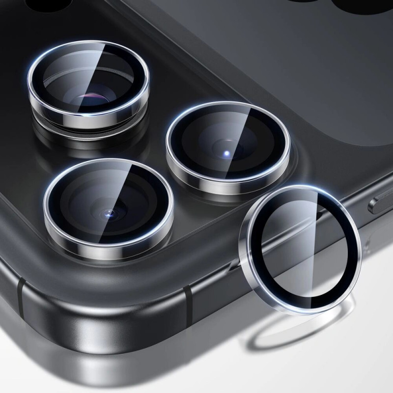 ESR Armorite Camera Protector for Apple iPhone 14 Pro / 14 Pro Max / 15 Pro / 15 Pro Max / 16 Pro / 16 Pro Max / 17 Pro / 17 Pro Max, Clear (ESR932)