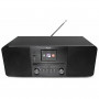 Xoro HMT 620 All-in-One Stereo Internet Radio with CD Player, DAB+, FM, Spotify, Bluetooth, black (SAT100373)