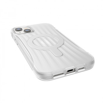 X-Doria Raptic Clutch MagSafe Case for Apple iPhone 14 Plus / 15 Plus, Clear