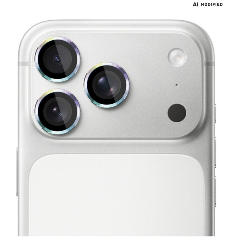 3MK Lens Protection Pro camera lens protector for Apple iPhone 18 Pro / 18 Pro Max, tempered glass, rainbow