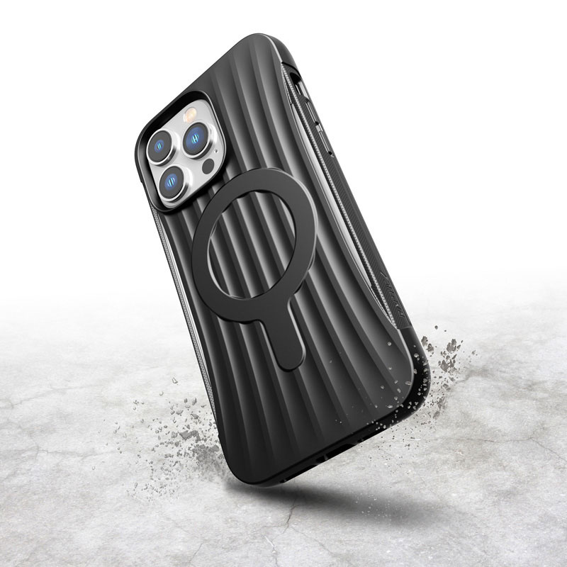 X-Doria Raptic Clutch MagSafe Case XDR224 for Apple iPhone 14 Pro Max, Black