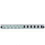 EFB Elektronik SB-FP-6SC-S-OM4 Rack-Mount Fibre Front Panel, 1U, Grey, Metal, 432 mm