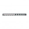 EFB Elektronik SB-FP-6SC-S-OM4 Rack-Mount Fibre Front Panel, 1U, Grey, Metal, 432 mm