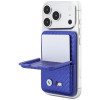 BMW M Carbon Metal Logos MagSafe Wallet, blue