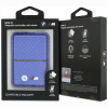 BMW M Carbon Metal Logos MagSafe Wallet, blue