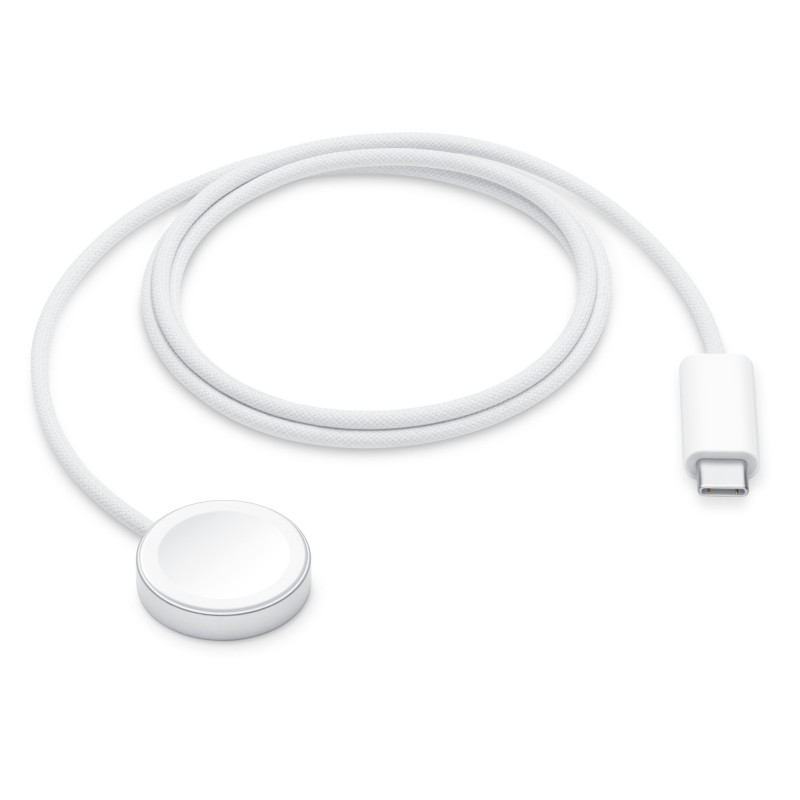 Apple Watch Magnetic Fast Charger to USB-C Cable (1 m), white, ML434ZM/A